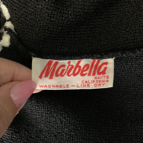 Vintage 60s Marbella Cardigan Sweater Vest 49PE - Picture 7 of 7